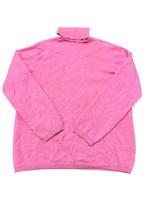 Jiulietta Pink Cachemire Turtleneck PullOver