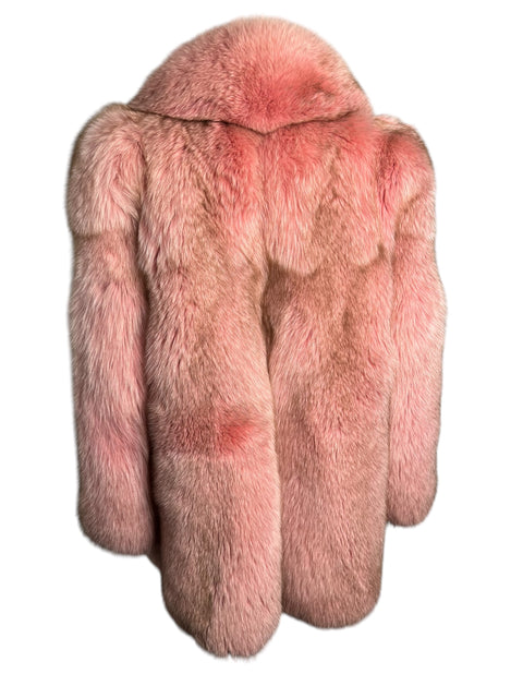 Vintage Pale Pink Mid Fox Fur