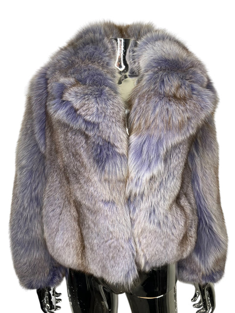 Vintage Lilac Short Fox Fur