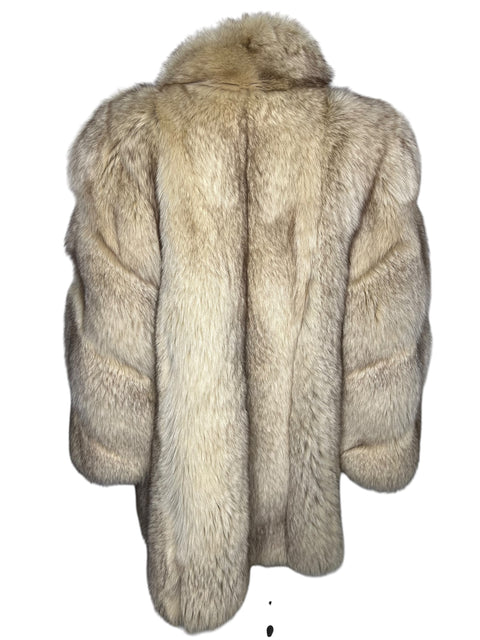 Vintage Dusty White Mid Fox Fur