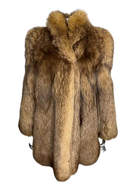 Vintage Brown Mid Fox Fur