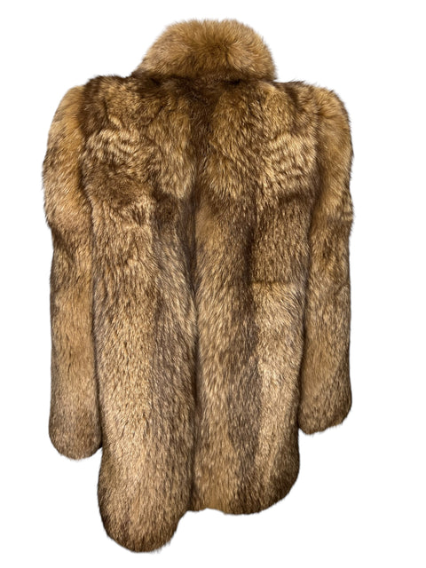 Vintage Brown Mid Fox Fur