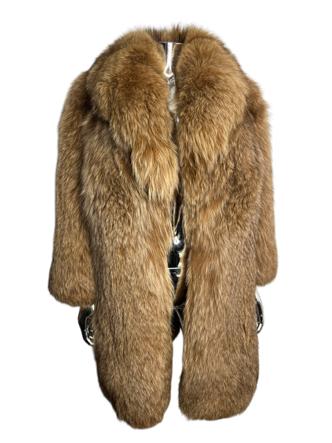 Vintage Camel Long Fox Fur