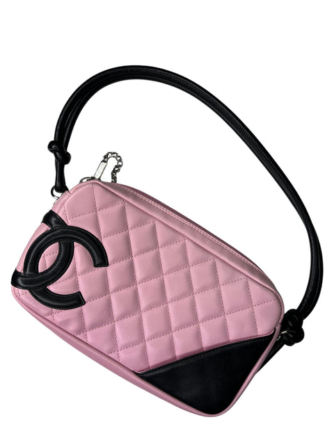 Chanel Cambon Line Pink Leather Bag
