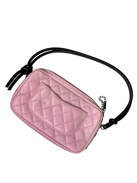 Chanel Cambon Line Pink Leather Bag