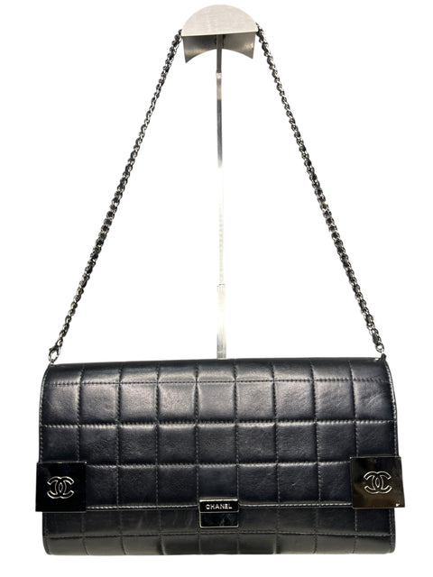 Chanel Chocolate Bar 2001/02 Black Leather Bag