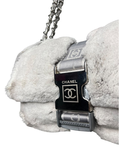Chanel Sport Line White Fur Circa 2005/06 Bag