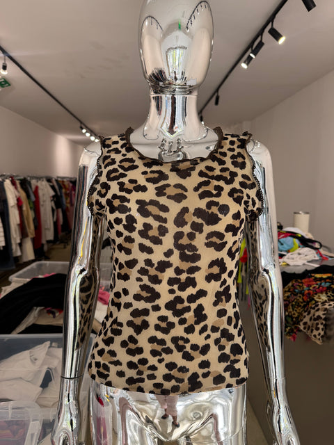Moschino Jeans Cheetah Print Set