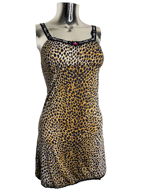 Dolce & Gabbana Leopard Pink Bow Dress