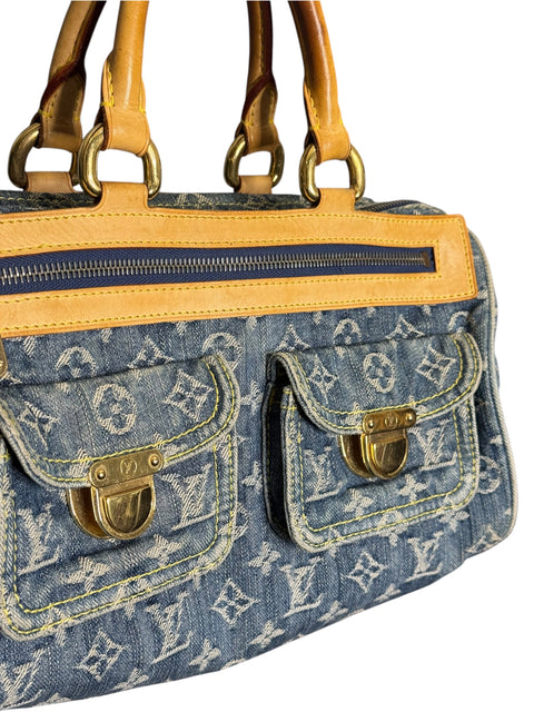 Louis Vuitton Neo Speedy Denim Hand Bag