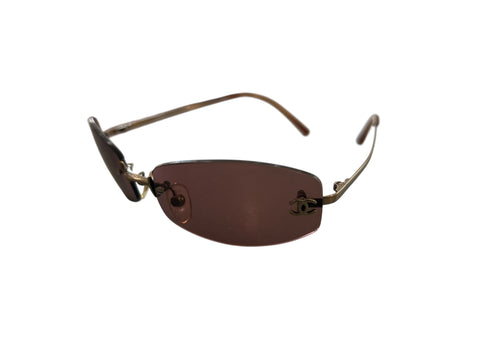 Chanel Dark Pink Sunglasses