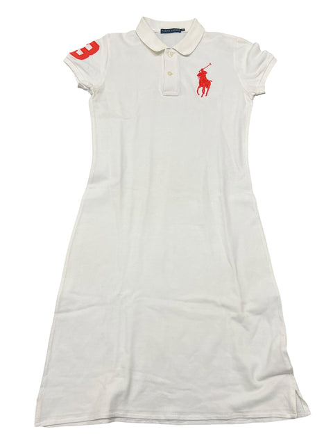 Ralph Lauren White Long Polo Dress