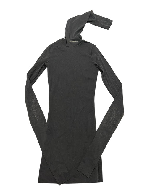 Vicolo Black Mesh Long Turtleneck Long Sleeve