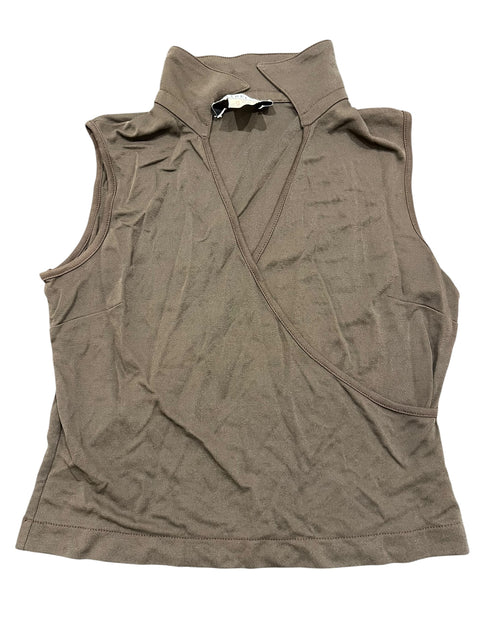 Marella Brown V-Neck Top