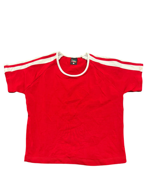 Vintage Red White Stripes T-shirt