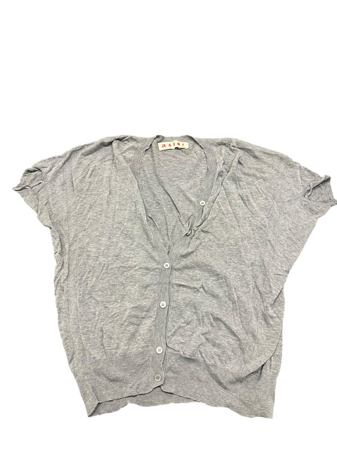 Marni Light Grey Sleeveless Cardigan