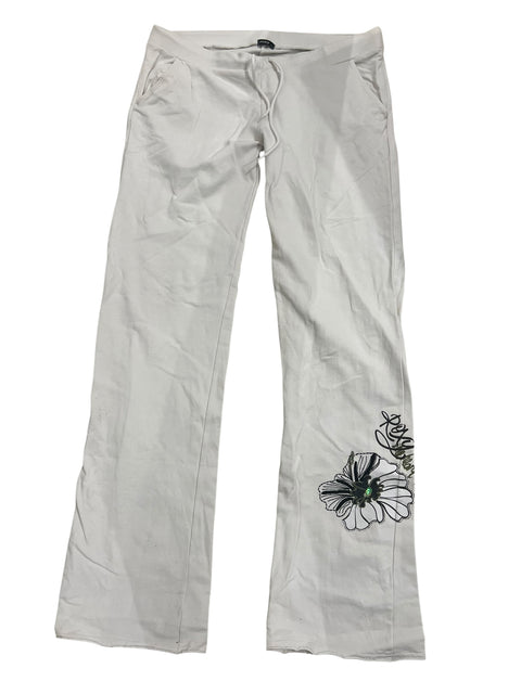 Roxy White Flower Detail Jogging Pant