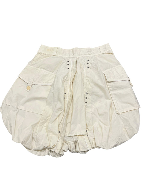 JPG Ecru Cargo Balloon Skirt