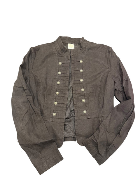 Camaieu Black Linen Armi Jacket