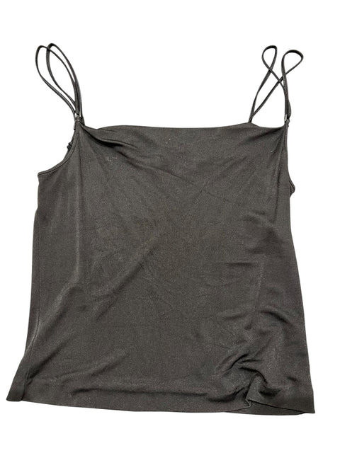 Marella Black Double Straps Top