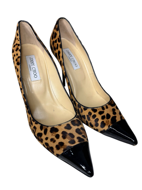 Jimmy Choo Leopard Pony Hair Shoes