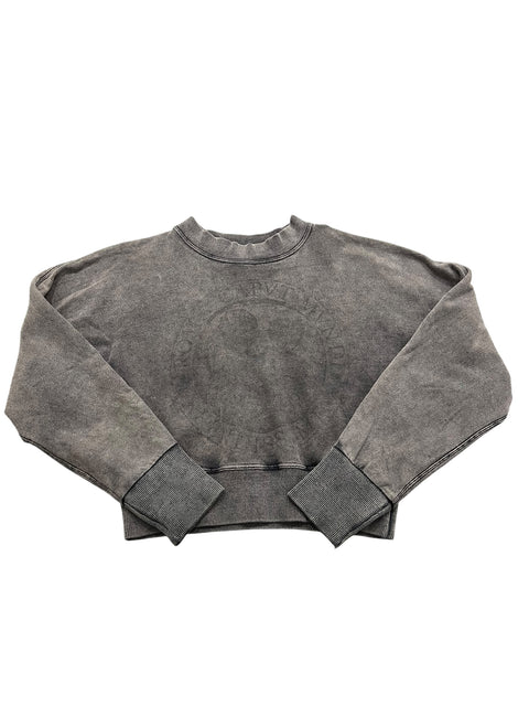 Fendissime Grey Crop Sweat