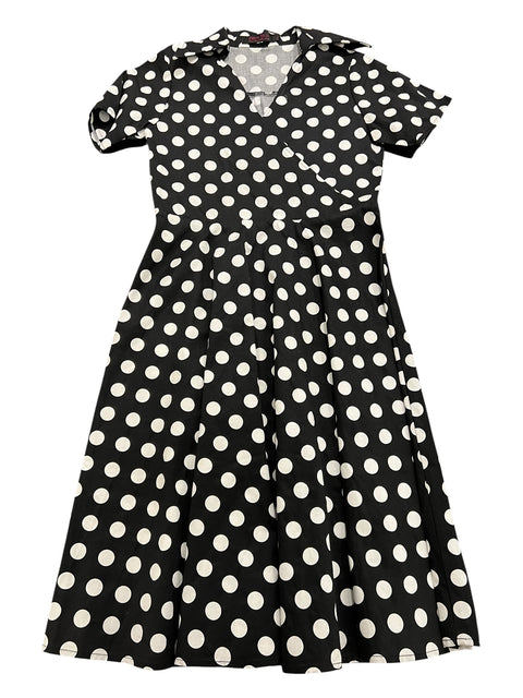 Dress Tells Black Polka Dot Dress