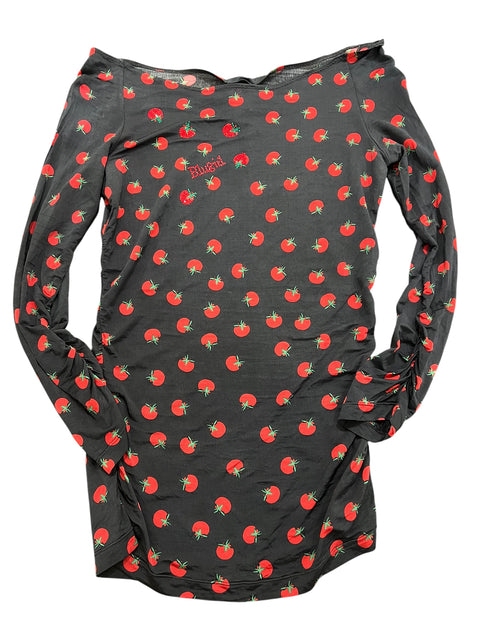 Blumarine Black Tomato Long Sleeve