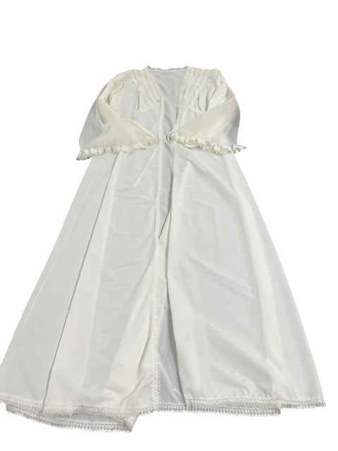 Vintage White Lace Details Nightgown