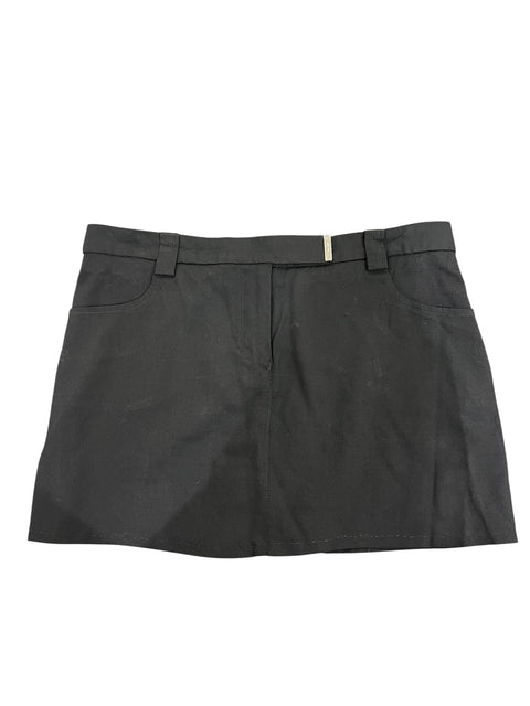 Armani Jeans Black Belt Mini Skirt