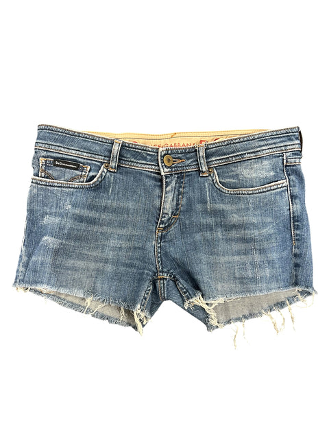 Dolce & Gabbana Blue Denim Mini Short