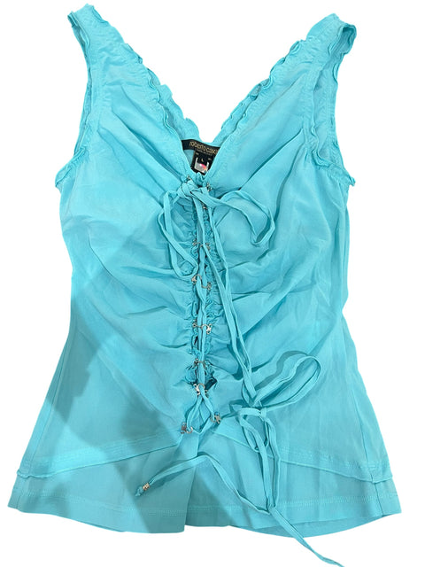 Roberto Cavalli Light Blue Tank Top