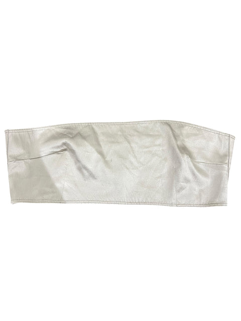 Dolce & Gabbana Silver Tube Top