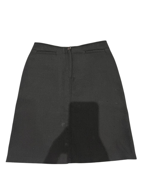 Armani Jeans Black Stripes Mini Skirt