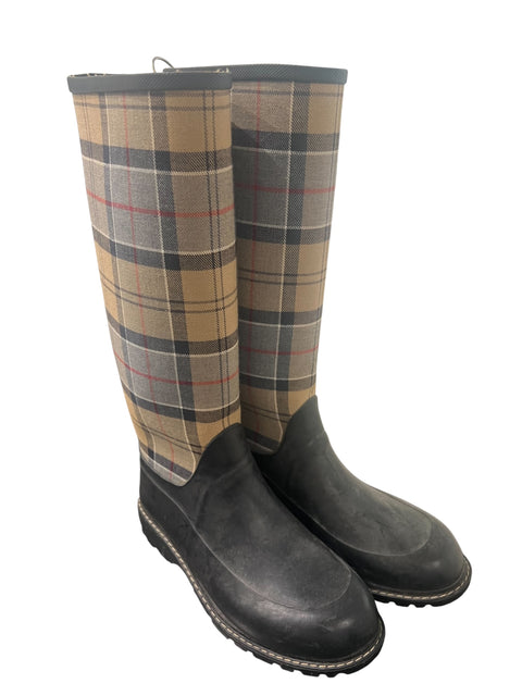 Vintage Tartan Rain Boots