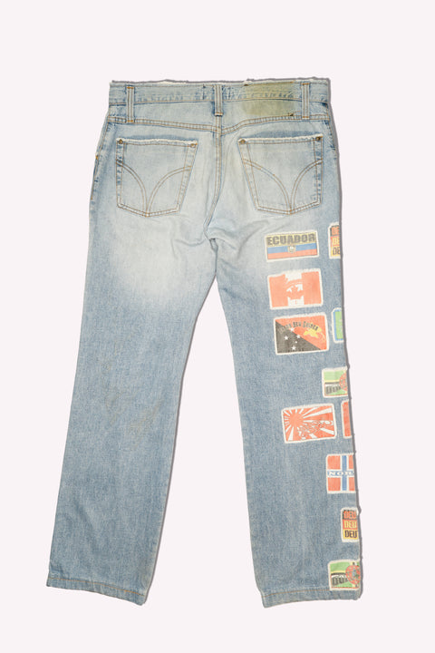 Dolce&Gabbana Jean Cosmopolite Flag