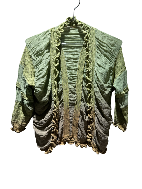 Roberto Cavalli Green Silk Vest