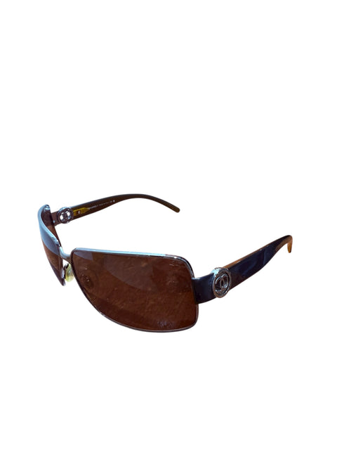 Chanel Brown Square Sunglasses