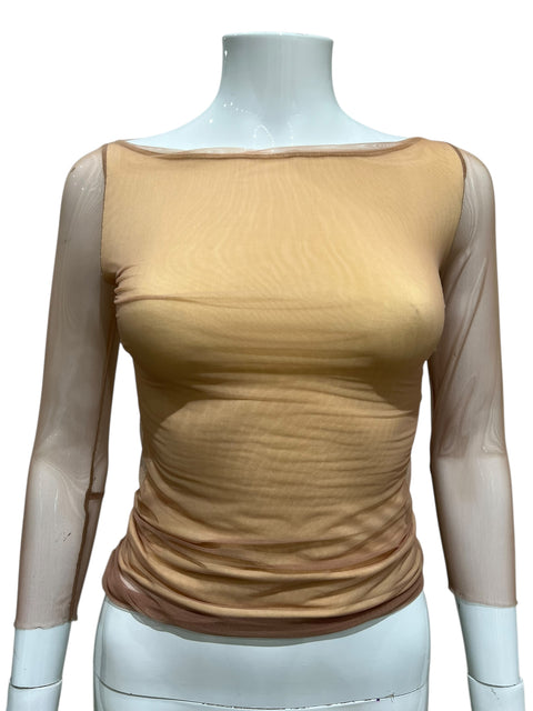 Caterina Lucchi Nude Mesh Long Sleeve
