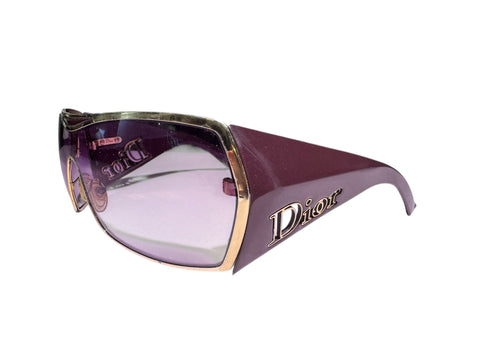 Purple Dior Galliano Glasses