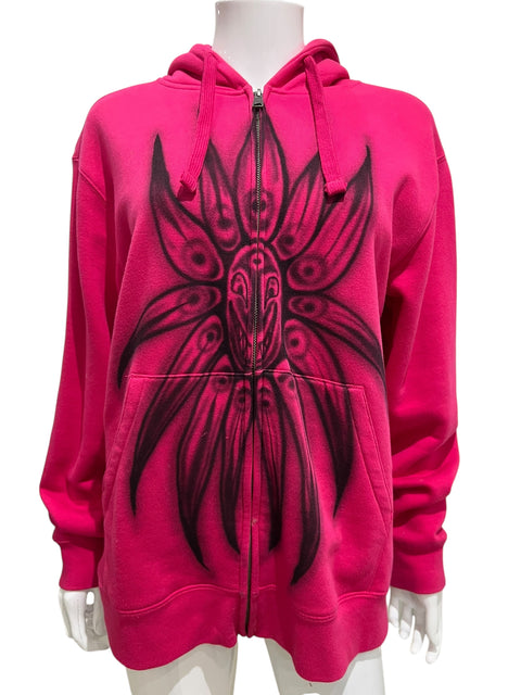 Raage Pink Black Tag Hoodie