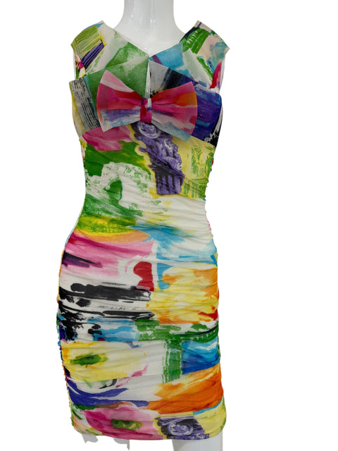 La Perla Multicolor Mesh Dress