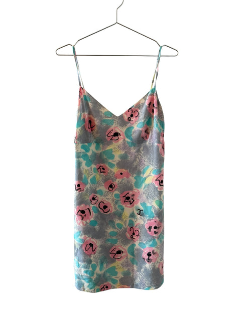 Chanel 1997 Camélia-print Silk Minidress (rdb collection)