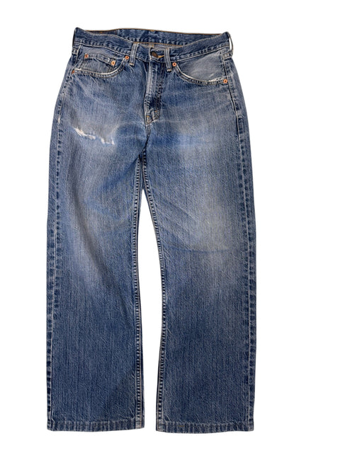Levi's Wasted Blue Rip Details Baggy Jean