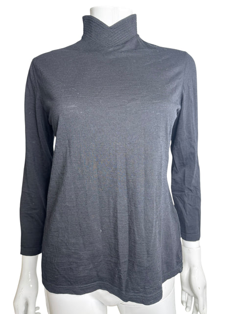 Gianni Versace Black Wool V-Neck Sweater