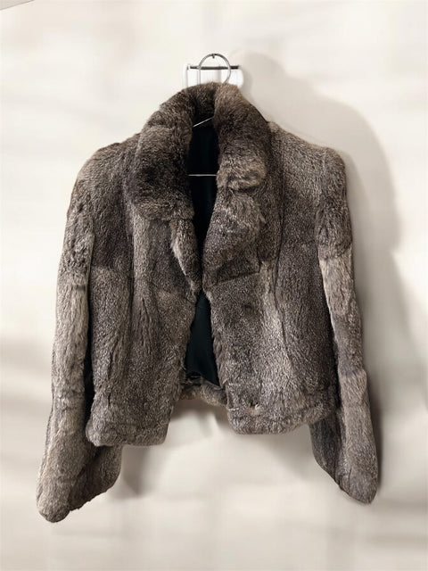 Grey Rabbit Fur