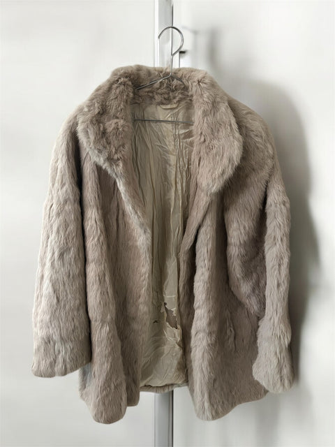 Cream Simple Fur