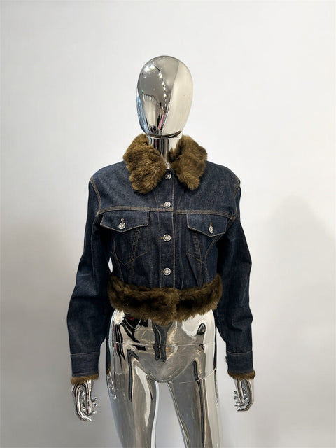 Gaultier Jeans Colar Fur 90's