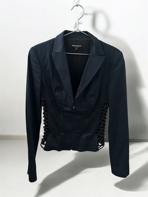 Tailleur Bleu Marine Corset