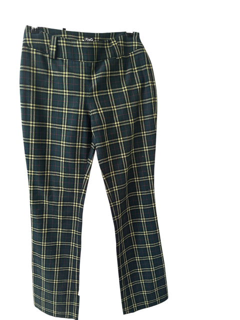 Dolce & Gabbana Dark Green Check Pants
